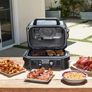 Ninja Woodfire Premium XL BBQ Grill in Green and Gold